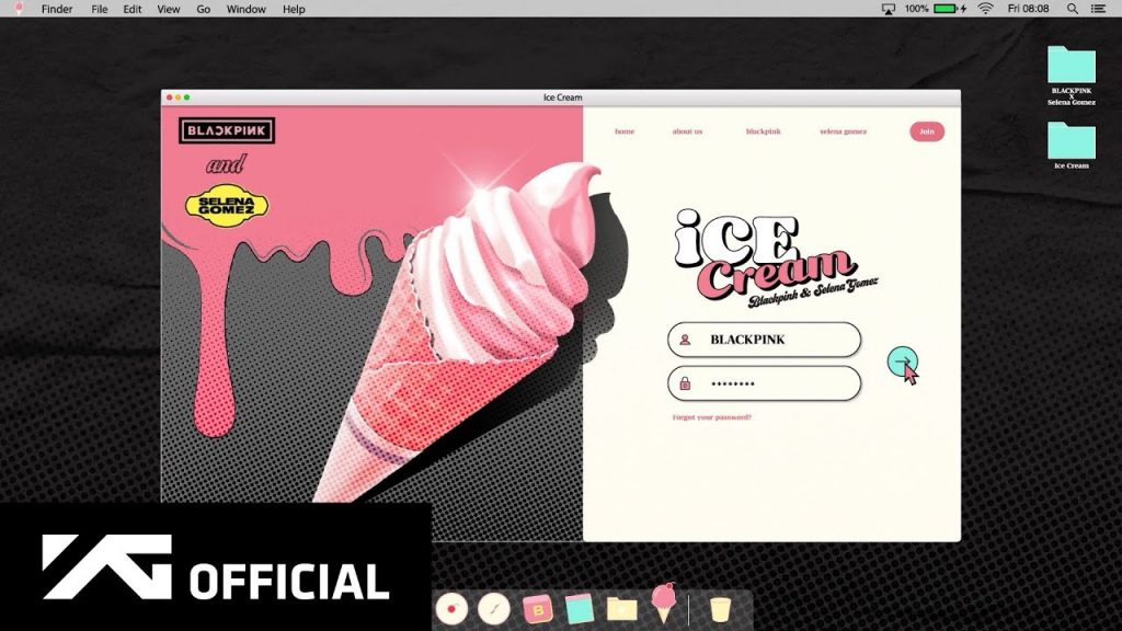 BLACKPINK – ‘Ice Cream (with Selena Gomez)' Lyric Video
