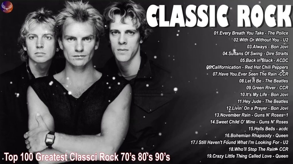 Top 100 Best Classic Rock Songs Of All Time – 70s 80s 90s Rock Playlist | CCR, ACDC, Bon Jovi, Queen