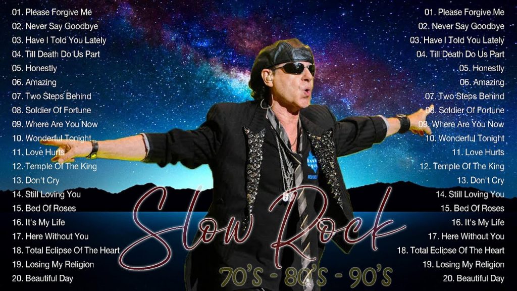 Slow Rock Ballads Compilation – Scorpions, Bon Jovi, Rod Stewart, Nazareth, Aerosmith, Bonnie Tyler